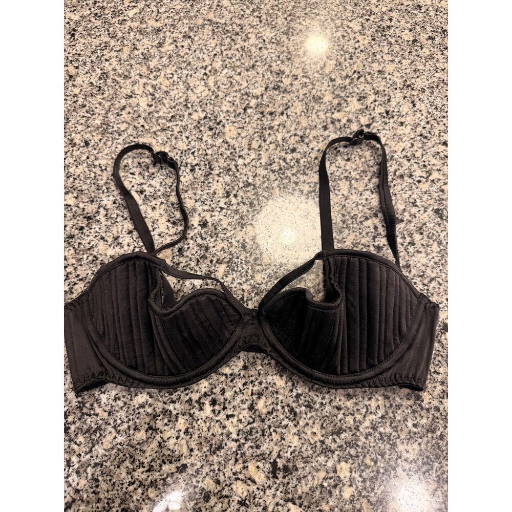 Agent Provocateur Black Cut-Out Underwire Bra – Size 3 - Picture 3 of 9